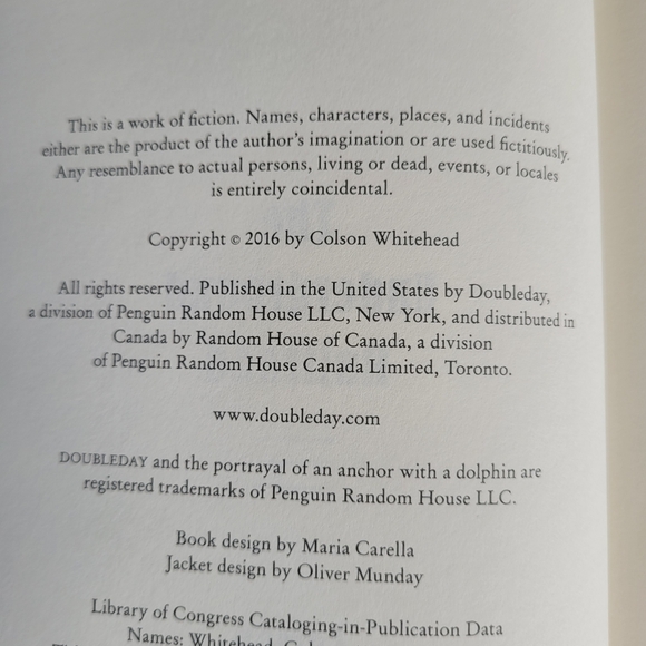 The Underground Railroad by Colton Whitehead - Picture 12 of 13